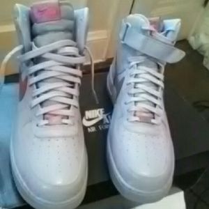 Air Force 1 pure platinum/multi- color size 12 $10